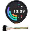 Waveshare RP2350 MCU Board with 1.28 inch Round Touch LCD Display Module 240 x 240 Resolution 65K Colours IPS Screen Based on Raspberry Pi RP2350, 6-Axis Sensor,USB Type-C Connector