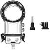 Generic Custodia subacquea, custodia subacquea per Insta360 X5, guscio trasparente per PC con staffa, protezione subacquea impermeabile 50M