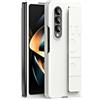 Generic Custodia in silicone compatibile con Samsung Galaxy Z Fold 4, custodia protettiva integrale per telefono con cinturino per le dita, design portatile, custodia antiurto per Galaxy Z Fold 4