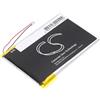 Cameron Sino Battery for Sony NWZ-S638FRED NWZ-S716FRNC NWZ-S716FSNC NWZ-S738 3.7V 750mAh