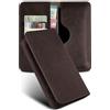 moex Purse Case per Honor Magic V3 Custodia a portafoglio in pelle PU con scomparto per carte di credito, a portafoglio, protezione completa a 360 gradi, colore marrone