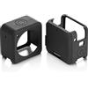 N+B Custodia protettiva per DJI OSMO Action 2 accessori, custodia per fotocamera in silicone a doppio schermo, resistente all'usura, resistente ai graffi, custodia protettiva, nero