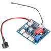 FTVOGUE Modulo Regolatore del Regolatore di Velocità della Ventola PWM Termostato a Fili per PC Funzione Controllo Velocità CC 12V
