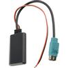 Carkio Adattatore Bluetooth 5.0 AUX Cable Wireless Audio Adapter 12V Car Bluetooth Module for Alpine KCE-236B KCE-422I CDA-9884/R/E IVA-W200Ri IDA-X001