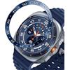 DEALELE Cover per lunetta compatibile con Samsung Galaxy Watch Ultra 47 mm (2025/2024), scala temporale in acciaio inox, lunetta in metallo, anello adesivo resistente ai graffi, copertura protettiva