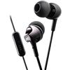 JVC Auricolari in-ear premium con microfono e telecomando - nero