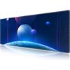 LL-COEUR Motivo Tappetino per Mouse Grande per Giochi 120x50x0,3cm, Tappetino per Tastiera Largo Desk Pad per Ufficio (1200x500x3mm, Stile 8)