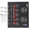 babominimer V8 Kit scheda audio esterna Interfaccia audio portatile per PC Smartphone Live Streaming Podcasting Chat vocale Design nero compatto 18.5x13x4.5cm