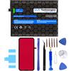 GLK-Technologies Batteria di ricambio ad alta potenza, compatibile con Huawei Mate 10 PRO Mate 10 P20 PRO HB436486ECW, batteria originale GLK-Technologies | batteria ricaricabile da 4200 mAh | kit di attrezzi incluso