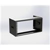 Rack Magic Easy Rack - Rack universale da 19 per parete o tavolo - 5U - 250 mm di profondità - Nero