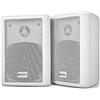 Speakers 2 casse bianche impermeabili compatibile con SKYTECH 100.016 per piscina barca attività commerciali hotel ristorante pub 37,5 watt rms 75 watt max, a coppia