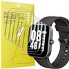 Blueshaweu Pellicola protettiva compatibile con ASWEE Smartwatch 1.85 P4, HD trasparente, pellicola protettiva flessibile in TPU [6 pezzi] per ASWEE P4 Smartwatch (trasparente)