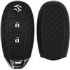 mt key Custodia per chiave protettiva in carbonio morbida KEYLESS compatibile con Suzuki Swift Vitara SX4 S-Cross Baleno Jimny Ignis
