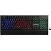 Generico Tastiera Wireless 2.4GHz RGB Retroilluminata, 104 Tasti Completi Silenziosi, con Ricevitore USB, Compatibile con Windows e Mac - Design Ergonomico per Lavoro e Gaming