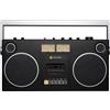 We Are Rewind WeAreRewind Curtis Tragbarer Kassettenspieler mit Bluetooth schwarz (GB-001)