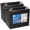 Akkuman.de Akkutechnik vom Fachmann Kit di batterie per aspiratore abrasivo Gansow CT15 2 X 12 V 28 Ah al piombo resistente ai cicli