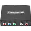 ASHATA Adattatore Component da YPbPr a HDMI, Convertitore da YPbPr a HDMI, Supporta il Convertitore Video 1080P per Monitor DVD da a HDTV, Installazione Semplice