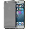 doupi UltraSlim AllClear Custodia per iPhone 6 / 6S (4,7 Pollici), Satinato fine Piuma Facile Mat Semi Trasparente Cover, Nero
