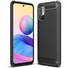 TingYR Cover per Xiaomi Poco M3 PRO 5G/ Xiaomi Redmi Note 10 5G, Ultra Sottile di Gomma, Ottima Cover Antiurto TPU Flessibile, Custodia Case per Xiaomi Poco M3 PRO 5G.(Nero)