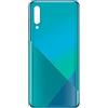 Phonmatic - Cover posteriore per Samsung Galaxy A30s con logo e adesivo Back Cover Rear Glass per Samsung Galaxy A30S, colore: Viola/Verde/Nero/Bianco