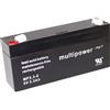 EMCom Batteria al piombo Multipower MP3.3-6, 6 Volt, 3,3 Ah