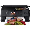 Epson Expression Premium XP-6100 - Stampante multifunzione wireless a colori per stampa, copia, scansione, 15,8 ppm, 5760 x 1440 dpi, stampa fronte/retro foto senza bordi, attivazione vocale e CD/DVD