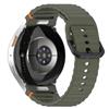 GIOPUEY Cinturini Compatibile con Samsung Watch 7/6/5/4/FE, Morbido Silicone Cinturino [Resistente all'Usura] [Traspirante] - Army Green