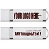 MEINAMI Chiavetta USB Personalizzata 16GB con il tuo Logo, Testo Penna USB Promozionali 50 Pezzi Bianco