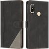 Radoo Cover per Xiaomi Mi 8 / Mi 8 PRO, Custodia in PU Pelle Portafoglio Flip Chiusura Magnetica Antiurto Funzione Scomparti, con Slot Schede Supporto Pieghevole per Xiaomi Mi 8 / Mi 8 PRO (Nero)