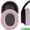Geekria Cuscinetti auricolari di ricambio per cuffie Sony WH-CH700N, WH-CH710N, WH-CH710N, cuscinetti auricolari per cuffie, parti di riparazione (rosa)