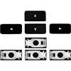 CTBDZ Tasti Frecce (Giù,Su,Sinistra,Destra) con Cerniere di Ricambio per Mac Book Pro A2141 A2251 A2289 A2179 A2337 A2338 A2442 A2485 A2681 (M1 M2) (Su)