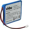 vhbw Li-Ion batteria 650mAh (3.7V) compatibile con cellulare smartphone telefonoo Ascom 660177, 9D41, D41 sostituisce 660177 R1A, BKB201010/1, FA01302005, FA83601195.