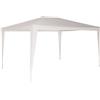 Gazebo da Giardino 2x3m in Metallo Copertura in Plastica Morel Parasole Bianco