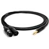 enoaudio Mogami 2930 Cavo Insert professionale | Neutrik Gold 6,3mm TRS - XLR (IN,OUT) | HiFi - 3,0 m