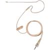 Generic Microfono auricolare subminiaturizzato di ricambio per Sennheiser SK-XSW-A, 3,5 mm TRS, condensatore, omnidirezionale, colore beige
