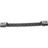 ibasenice Catena Doppia Sostituisce Catena Pedale Vecchia o Rotta Nero per Pedale Batteria in Ferro e Acciaio Resistente alla Ruggine per Appassionati di Batteria