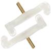 SUPVOX Piedini per Spalliera Violino 1/2 in Resina Antiscivolo Beige 2 Pezzi per Supporto Stabile Durante Sessioni di Pratica e Performance