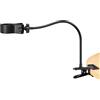 GKYQVE Supporto per microfono a collo di cigno con morsetto Braccio da scrivania regolabile flessibile con clip per microfono per apparecchiature musicali Supporto regolabile