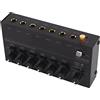 KAKAKE Mini mixer stereo, mixer 6 canali in metallo a basso rumore da 100 a 240 V per palco(#1)