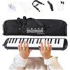 Generic Melodica Strumenti musicali - Melodica a 32 tasti, tastiera per strumenti musicali, set di tastiera a soffiaggio armonio, borsa per il trasporto inclusa, strumento adatto ai principianti | per
