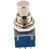 ibasenice Interruttore Pedale e Funzione True Bypass per Chitarra Elettrica per Controllo Effetti in Metallo Blu 9 Pin e Luce LED