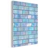 MuchoWow© Decorazioni Casa 30x40 cm Pannelli Acustici Fonoassorbenti Parete Pannello Fonoassorbente Decorativo Insonorizzanti Per Pareti Isolante Acustico Blu - Lucido
