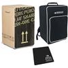 Schlagwerk CP404 BLK - Cajon + zaino Keepdrum + sedile