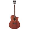 D'Angelico Premier Gramercy LS DAPLSG200MAHCP - Chitarra Acustica con preamplificatore e sintonizzatore integrati, Mogano Naturale