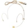Leeadwaey Auricolare professionale con gancio auricolare cablato / microfono con testa colore pelle 4pin