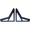 SMB Acid - Supporto per console Eurorack per desktop, 2 x Behringer Edge, Crave, Spice o Grind, angolo di 15° e 60°, colore: Nero