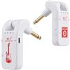 Btuty Sistema Wireless per Chitarra 2,4G, Set di Ricevitore e Trasmettitore Ricaricabile per Chitarra Elettrica, Basso, Strumenti a Vento Elettrici, Plug and Play