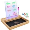 ENHANCE Tabellone LED Scrivibile Vaschetta Porta Dadi per Giochi da Tavolo Tray