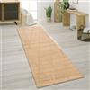 Paco Home Tappeto soggiorno in fibra naturale di iuta lavorato a mano Moderno stile scandinavo Motivo 3D Dimensioni 80x250 cm