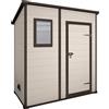 Keter MANOR 6 x 4 Casa da giardino attico beige, con pavimento